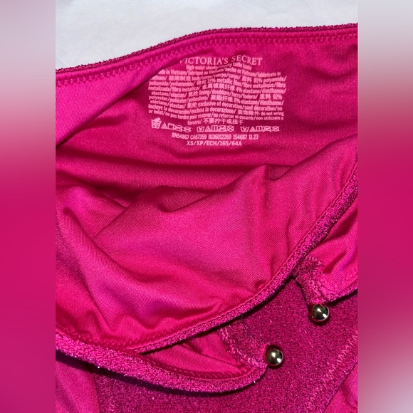 Victoria’s Secret NWT Shimmer Highwaist bikini SET in Forever Pink - Picture 4 of 5
